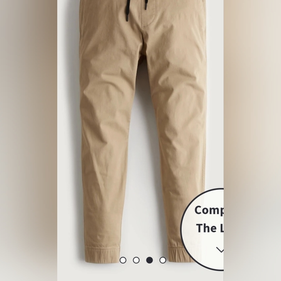 TWILL JOGGERS - Picture 4 of 6